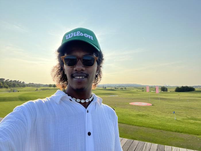 Golfplatz Sonnenuntergang