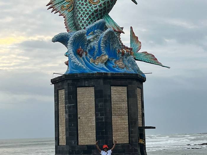 Tempelstatue Bali